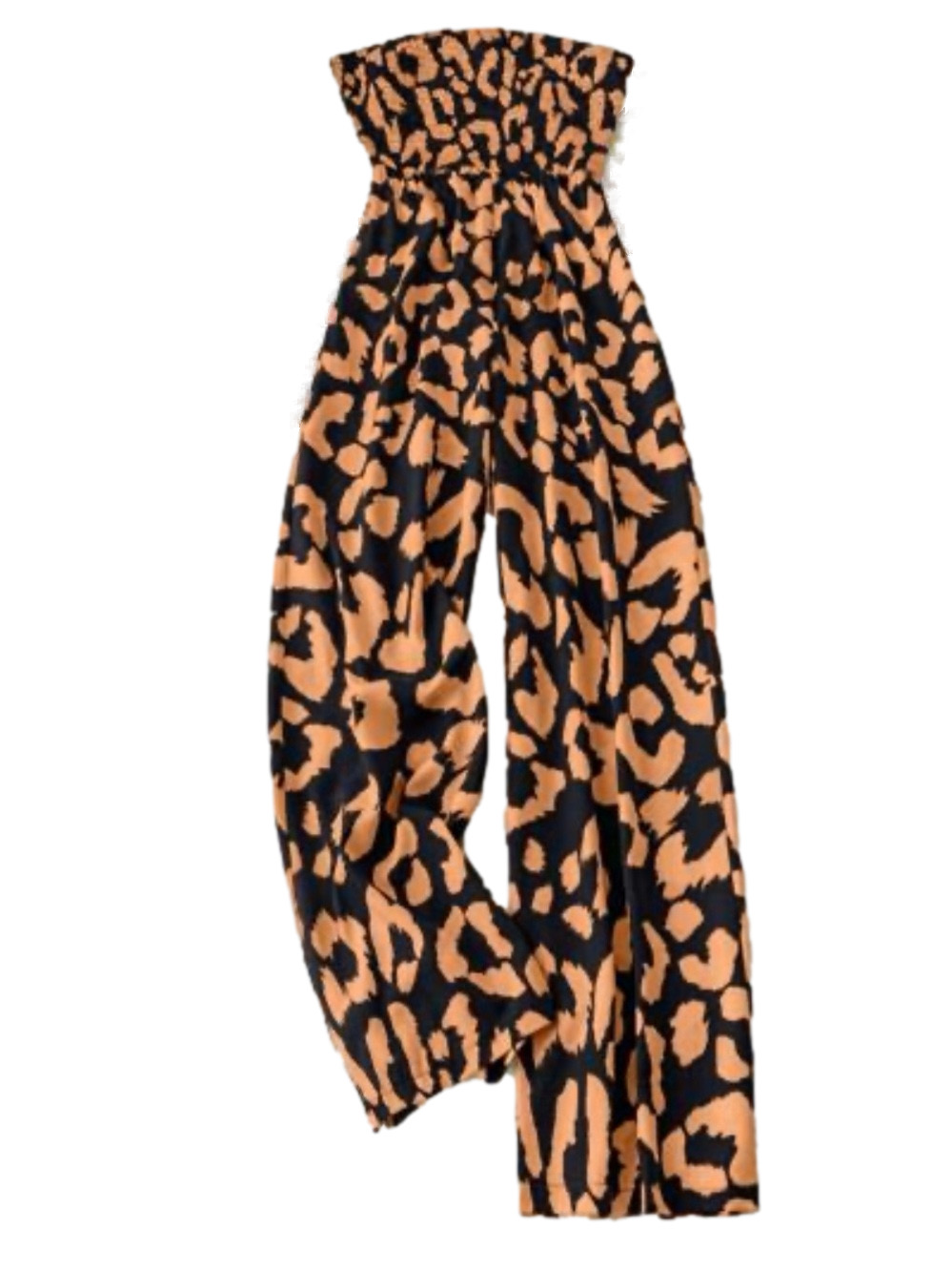 Strapless Wide-Leg Jumpsuit